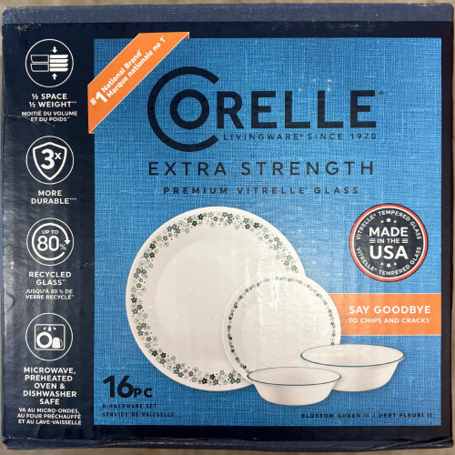 Corelle premium vitrelle glass - vitrelle,